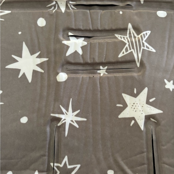 Orzbow Gel Cooling Pad For Stroller & Baby Car Seat Gray Wipe Clean Star Pattern - Picture 5 of 6